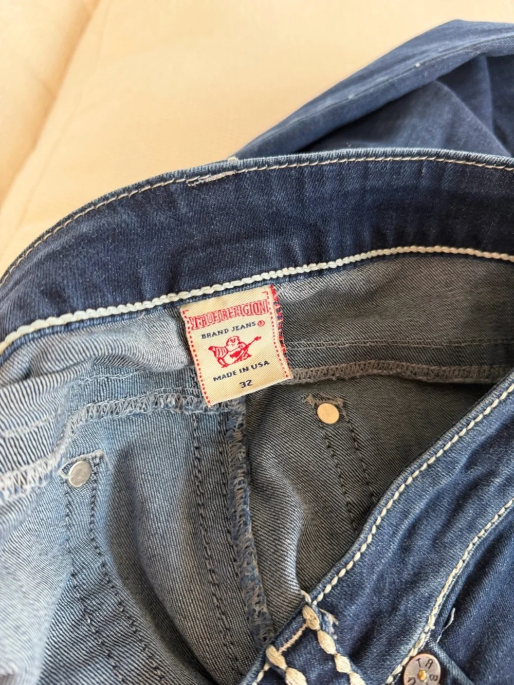 True Religion Women's Dark Indigo Skinny Jeans - Picture 5 of 6